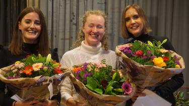 De drie genomineerden voor de Hanneke Schreurs Afstudeerprijs 2023