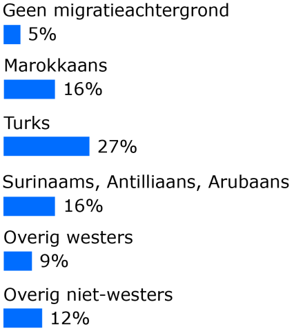 27% van de Utrechters met een Turkse achtergrond ervaart onvoldoende regie over eigen leven. Dit is 5% onder Utrechters zonder migratieachtergrond.